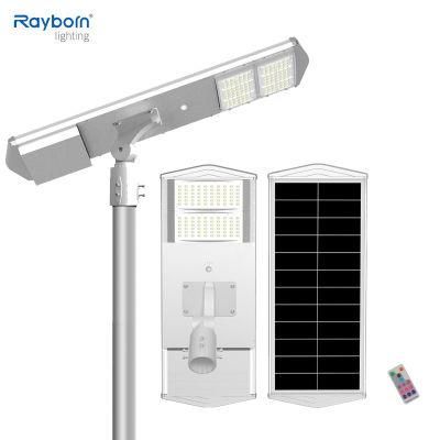 Eco-Friendly All in One Solar Street Lamp Projects 10000lm 12000lm 15000lm LED Solar Street Lamp with Pole and Battery