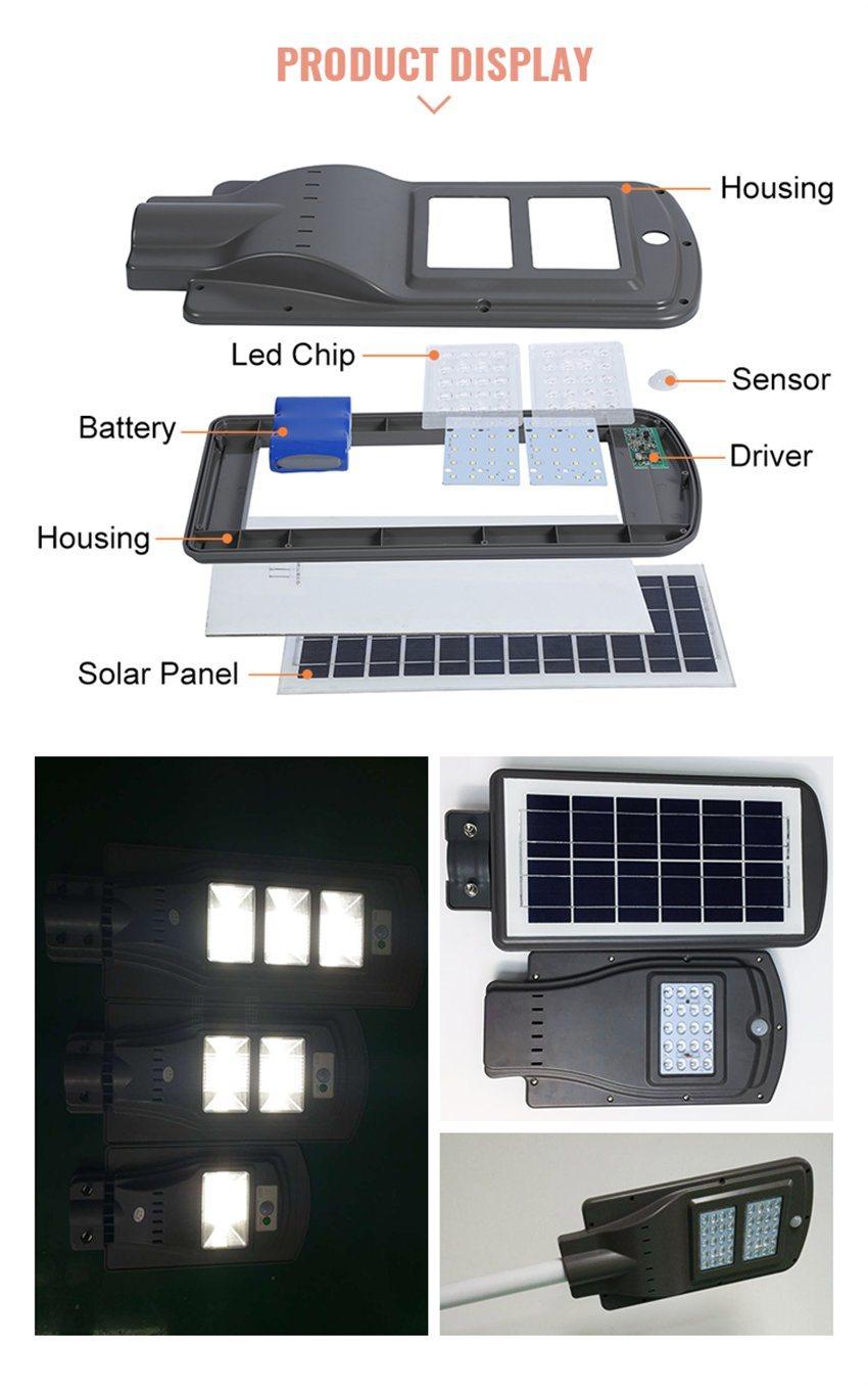 RoHS Certified 40W High-Brightness Integrated Solar LED Street Light