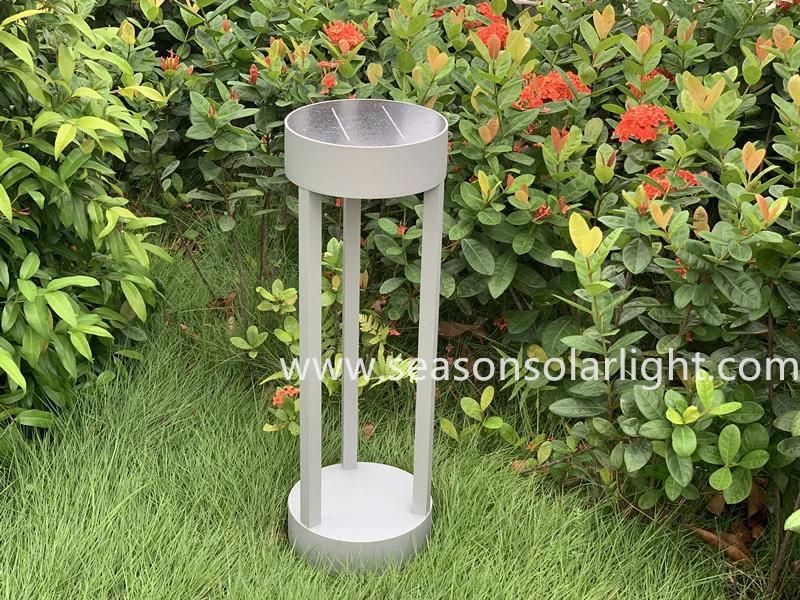 Modern Square Lighting LED Solar Outdoor Garden Solar Lawn Light with Solar Panel System