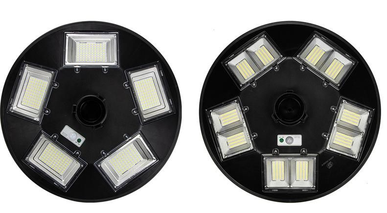 Factory Price Remote Control ABS Housing Outdoor IP65 Waterproof 300W 500W Solar LED Garden Light