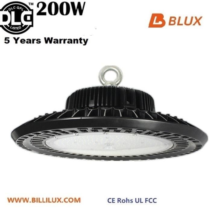 5year Warranty Highbay Industrial SAA ETL Dlc CE 200W UFO LED High Bay Lights, Lowest Price 80W 100W 150W 200W UFO LED Light Outdoor Sports Lamps Warehouse Lamp