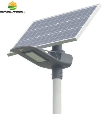 Elite G03 Series 5000 Lumens 40W LED Solar Light Lampara Solar for Street Lighting with 3-4 Rainy Days Design (G03-40W)