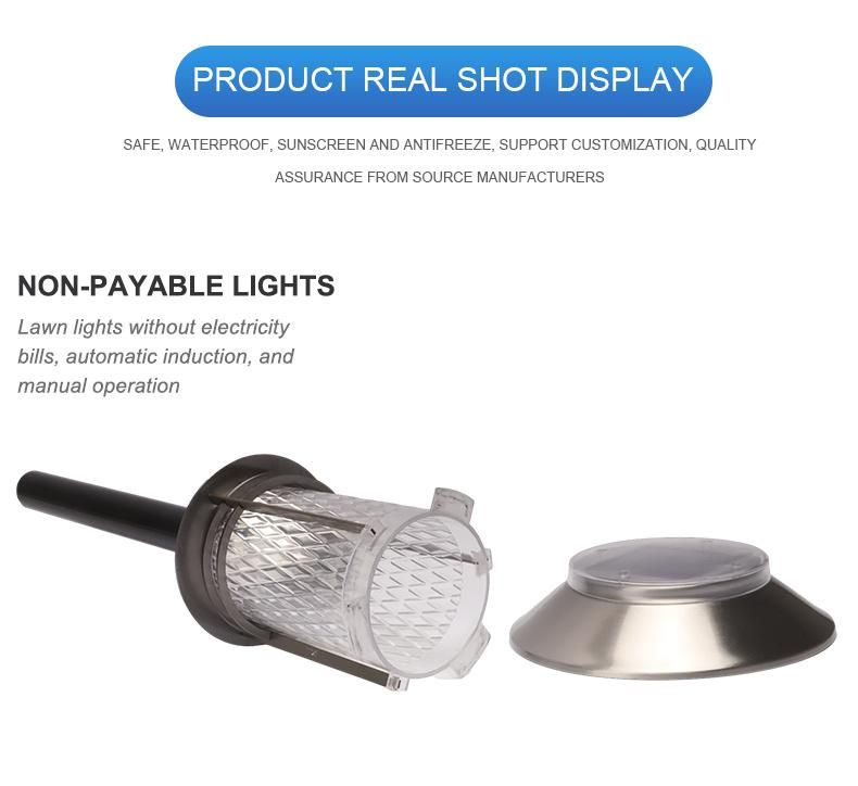 Stainless Steel New Product Solar Ground Plug Light