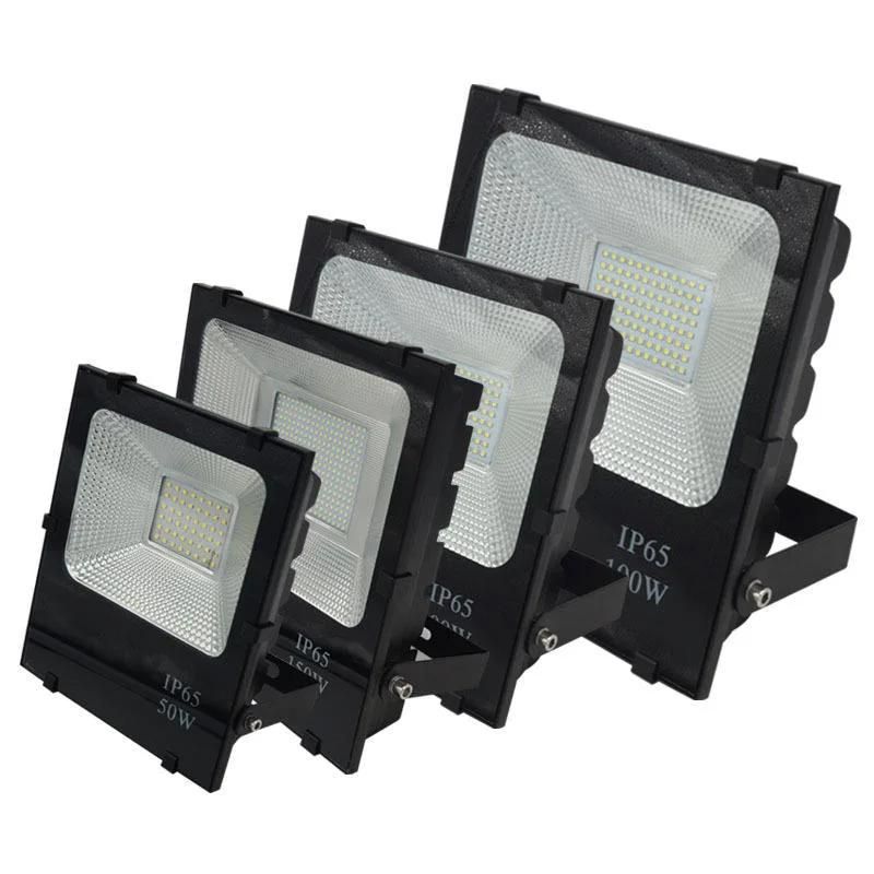 High Quality LED Outdoor Flood Light IP65 50W Outdoor Lighting High Power Waterproof High Power Garden Yard Three Security Lights SKD Housing LED Floodlight