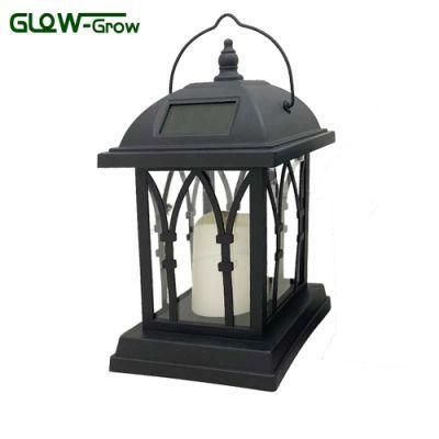 Wholesale Warm White Portable Lantern Solar LED Candle Light for Outdoor Garden Decoration