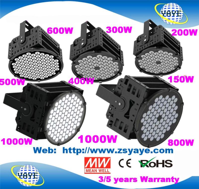 Yaye 18 Hot Sell 5 Years Warranty 200W LED Tower Light with CREE Chips /Meanwell Driver (Available Watts: 150W/200W/300W/400W/500W/600W/800W/1000W)