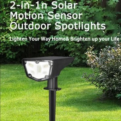 16 LEDs Wireless Solar Landscape Spotlight Garden Light Solar Wall Lamp