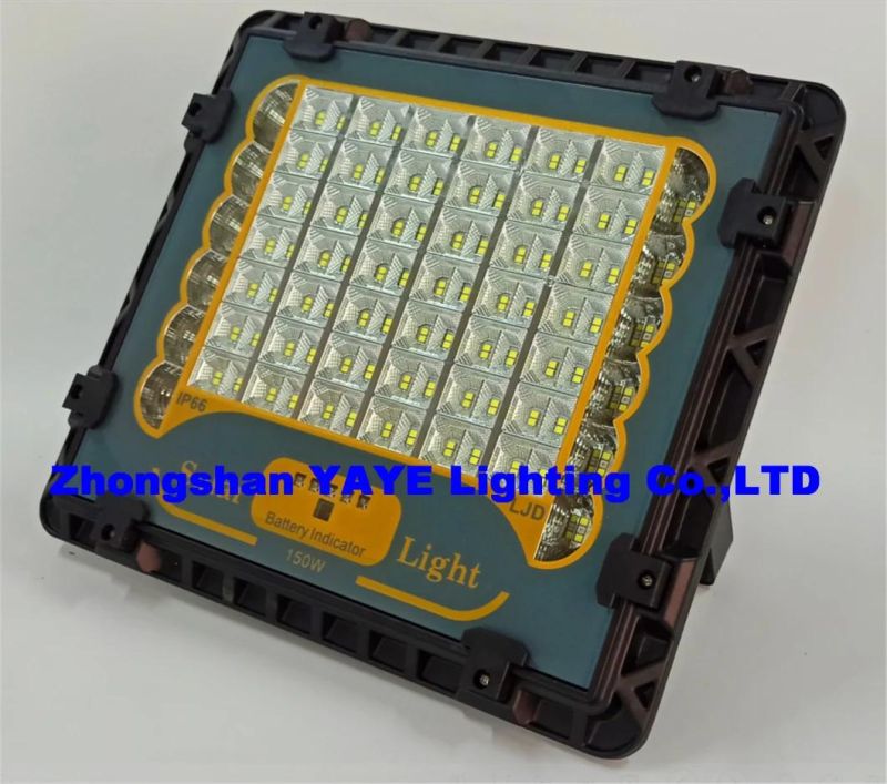 Yaye 2021 Hot Sell USD20.5/PC 150W Solar LED Spotlight (50W/100W/150W/200W/300W/400W)