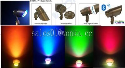 LED Brass Fixture Accent Light for Garden Lighting