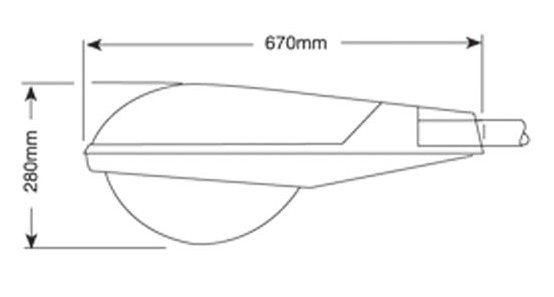 Outdoor Lighting and Street Light Fixture Ds-202 Max 400W