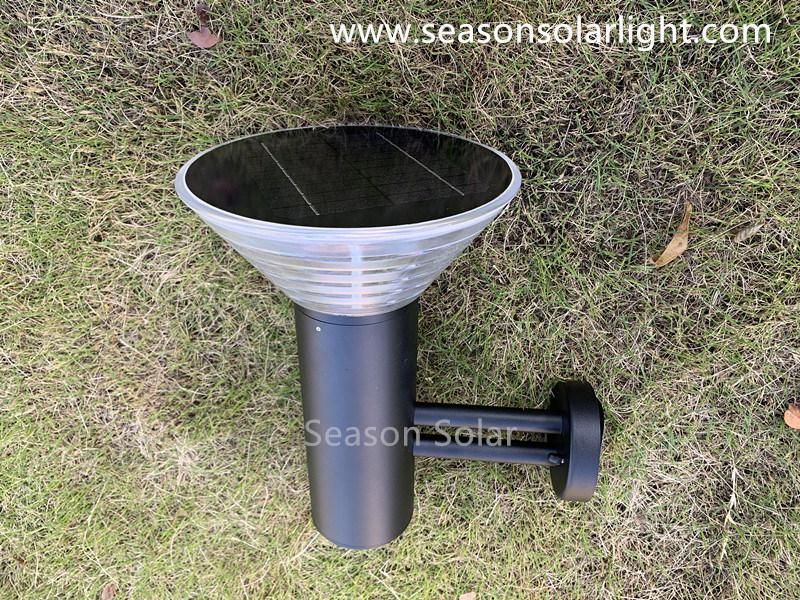 New fashion Modern Outdoor up Down Light Wall Sconce LED Wall Light with 5W Solar Panel