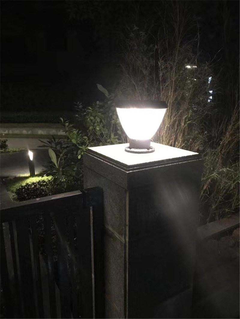 3000K Warm White Waterproof IP65 Outdoor Solar Pillar Light for Decorate