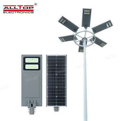 Alltop High Quality Aluminum 100watt IP65 Waterproof All in One Solar LED Street Lights