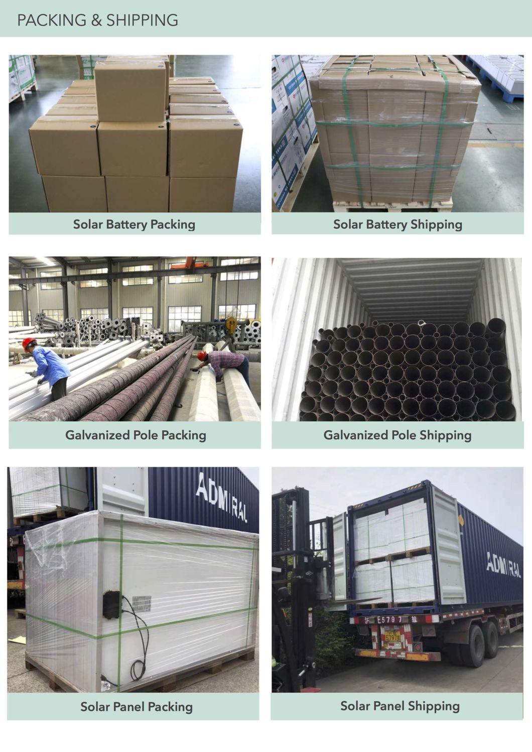 Plastic-Coated Lead Acid Battery Solar Energy Saving Street Lighting