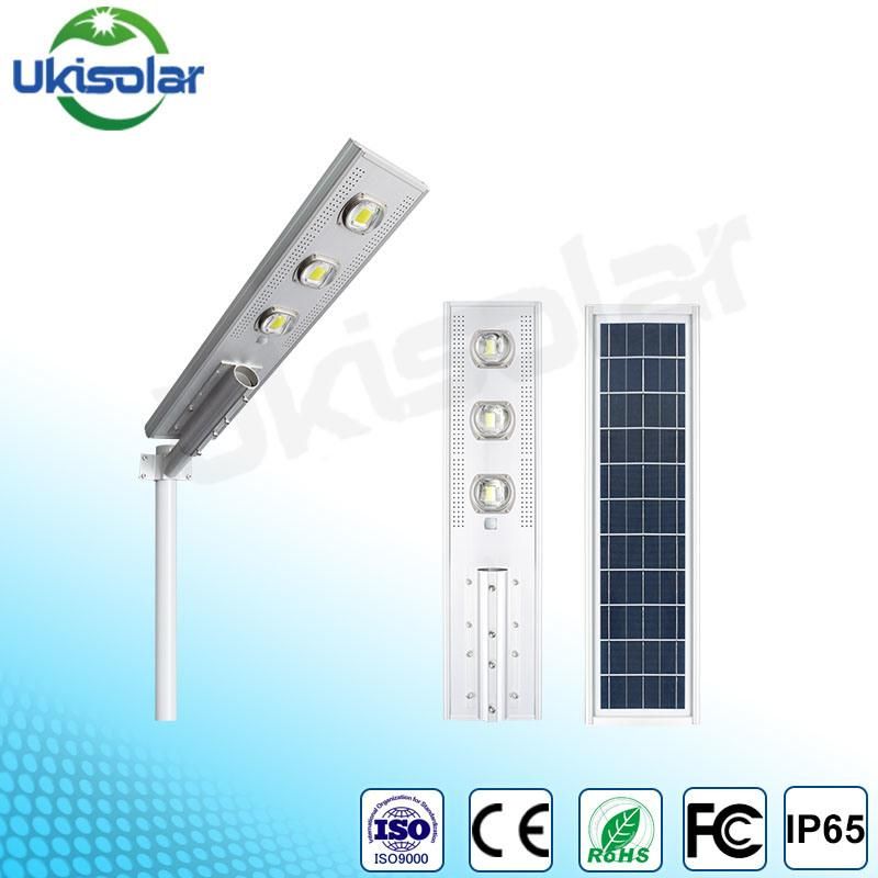 Nigeria Pakistan Spanish Solar Street Light Solar Outdoor Motion Sensor All-in-One/Integrated LED Street Garden Light