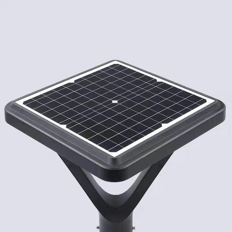 Aluminum Yard Decorative IP65 Waterproof 3m Height Pole Lighting Outdoor LED Solar Garden Light with LED Light