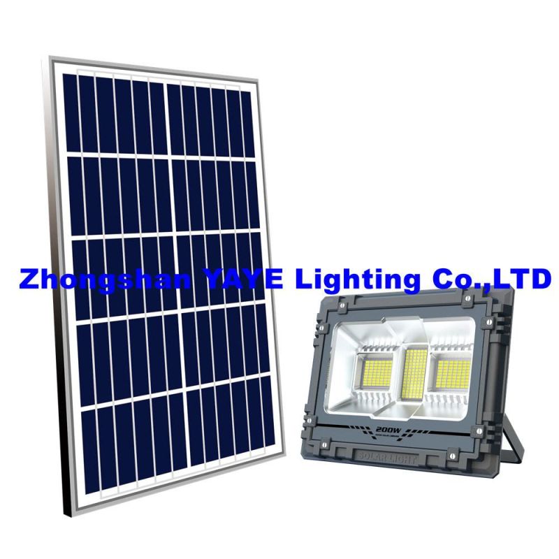 Yaye 2022 Hottest Sell 300W Outdoor LED Solar Flood Wall Garden Lamp with 1000PCS Stock