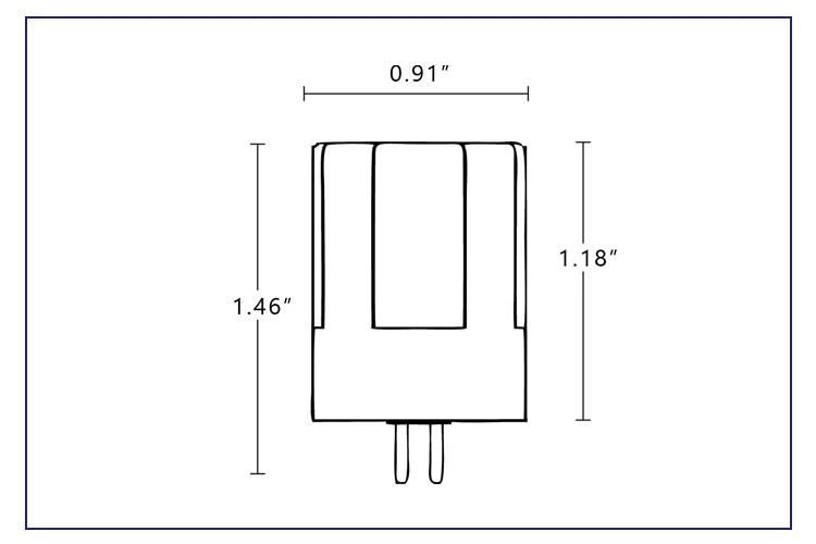 Lt104 3W 9-17V AC/DC 300lm 2700K-6000K G4 Bi-Pin Base LED SMD Bulb for Outdoor Landscape Path Lawn Lighting