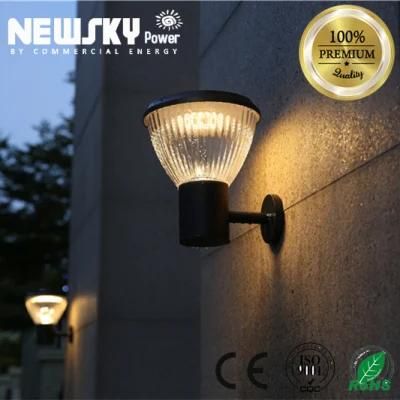 Outdoor Solar Luminaire Aluminum 3W Integrated All in One LED Solar Wall Light for Public Area Road Street Garden Park