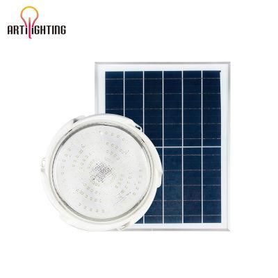 Solar Indoor Ceiling Lamps Super Bright 60W 100W Panel LED Solar Lighting for Corridor Balcony Home Living Room Bedroom Garage Wholesale Lights