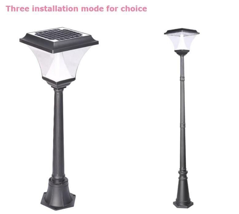 New Product Energy Saving IP65 Waterproof Outdoor Park Path Way LED Solar Garden Light