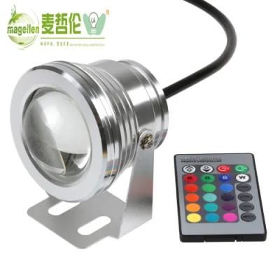 LED Underwater Light RGB 10W 12V IP68 Fountain Pool