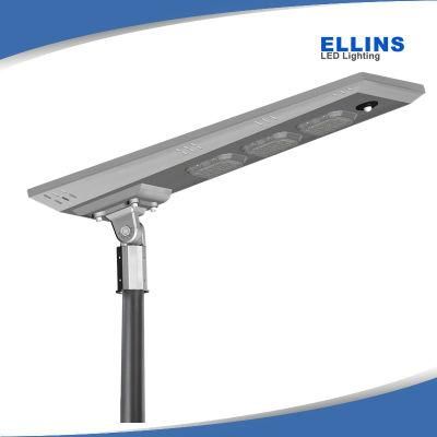 5 Years Warranty Solar LED Street Light 100W with 12.8V LiFePO4 Battery Montion Sensor