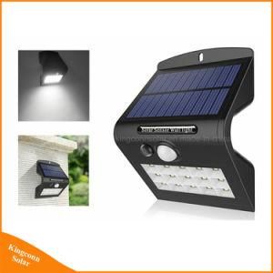 Outdoor Waterproof 15 LED Solar Garden Wall Light with 4 Lighting Modes