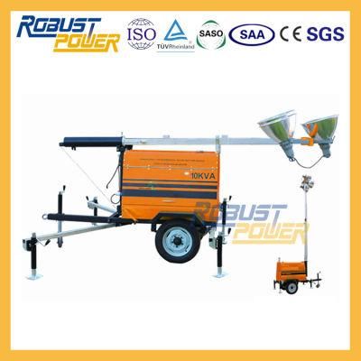 Mining Waterproof Telescopic Mobile Diesel Portable Generator Light Tower