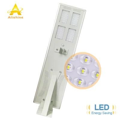 Mono Solar Panel LiFePO4 Battery Integrated 60W LED Street Light