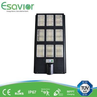 300W High Brightness Garden Outdoor Waterproof IP67 All in One Smart LED Solar Street Light