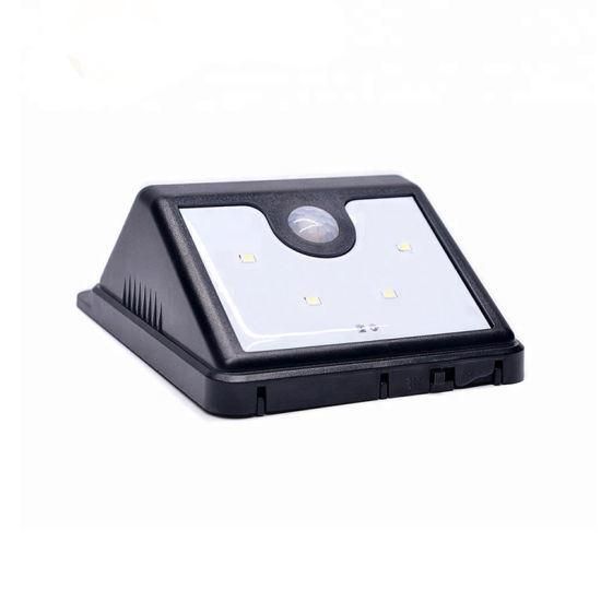 4LED Garden Waterproof Solar Light PIR Sensor Outdoor Wall Lamp