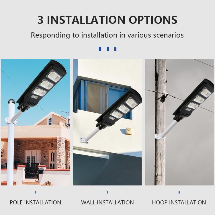 Outdoor Integrated 50W 100W 150W 200W 250W Solar Street Lighting