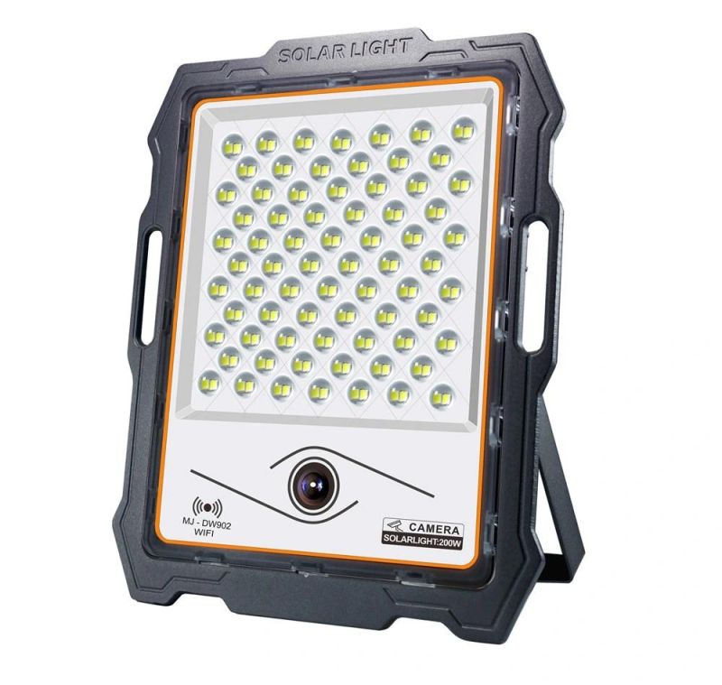 Yaye 2021 Factory Price 100W/200W/300W/400W CCTV WiFi Camera Solar Flood Light with Remote Controller & 1000PCS Stock Each Watt