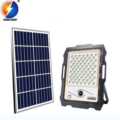 100W Solar Energy Saving LED Lighting IP67 Waterproof Flood Lamp with CCTV