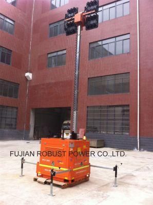 Kubota Heavy-Duty Trailer Mounted Movable LED Light Tower