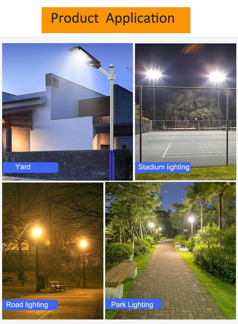 Hot Solar High Efficiency Lamp Outdoor Waterproof IP65 Ultra Bright Good Price LED Solar Powered Street Light