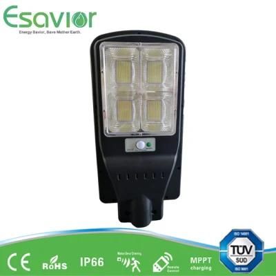 Esavior 60W All in One LED Solar Light for Pathway/Roadway/Garden/Wall Lighting