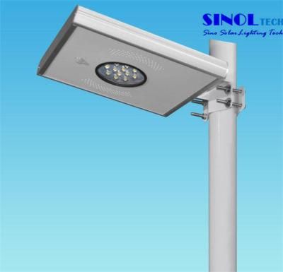 8W LED Integrated Solar Street Light - Parking Lot Lighting - All in One Solar Light