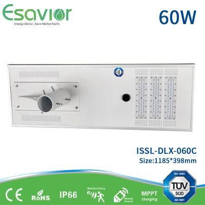 Esavior 40W/60W/80W All in One Integrated Solar Street/Outdoor/Garden Light LED Lighting Power Outdoor Lamp