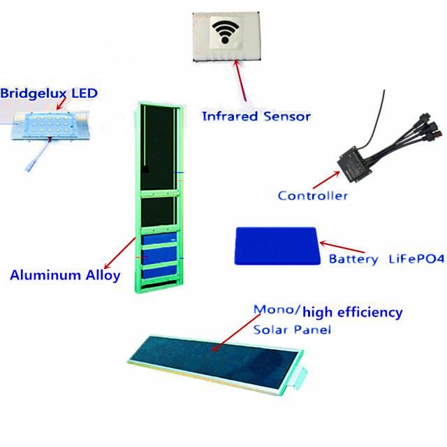 Solar Street Light with Camera, Solar Panel and Lithium Battery