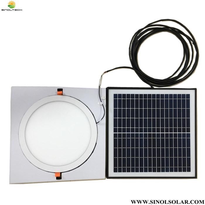 300mm Round Solar Powered LED Panel Ceiling Lights with AC Support Nonstop Working (SNC2015003 + SN2016030)