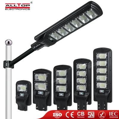 Alltop IP65 Waterproof Commercial 50W 100W 150W 200W 250W 300W Outdoor All in One LED Solar Street Light