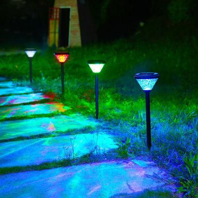 5W Solar Light LED Lawn Lamp Outdoor Waterproof Garden Villa Aisle Corridor Waterproof of 3000K 6000K RGB Solar Lawn Light