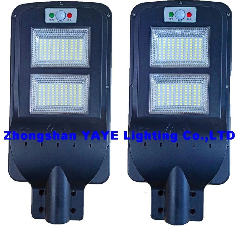 Yaye 2021 Hot Sell 90W All in One Solar LED Street Road Garden Light with Remote Controller