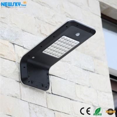 Outdooor Smart Garden House Solar Interactioin Motion Sensor LED Wall Lamp