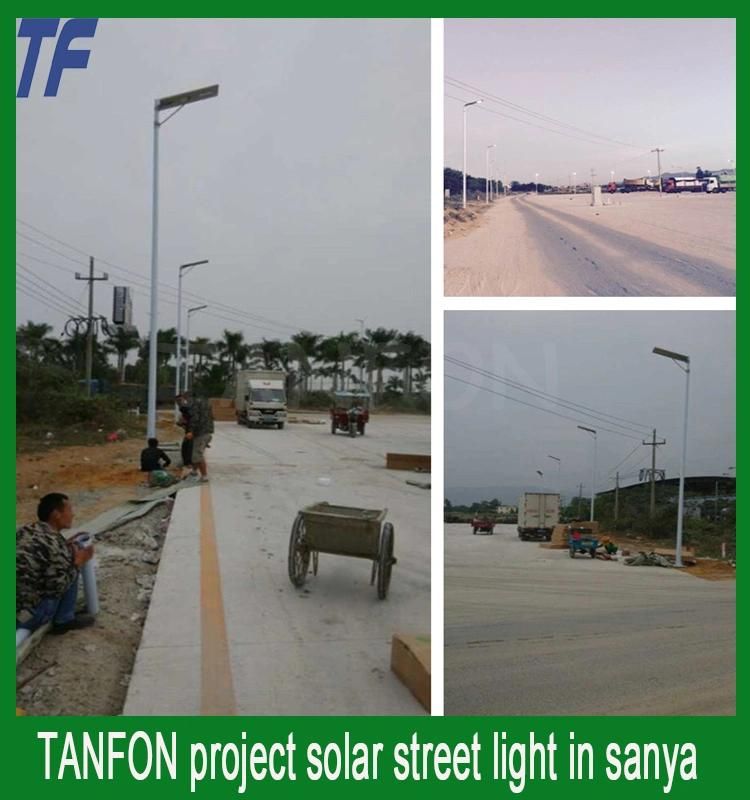 Install Support 12W 24W, 30W, 40W, 50W, 60W, 80W, 100W Solar Street Light System