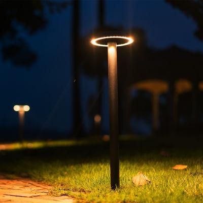 Sand Black Aluminum Mushroom Cover LED Bollard Light 4m