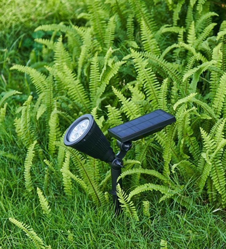 LED Solar Spotlight Lawn Light Outdoor Waterproof Garden Lighting