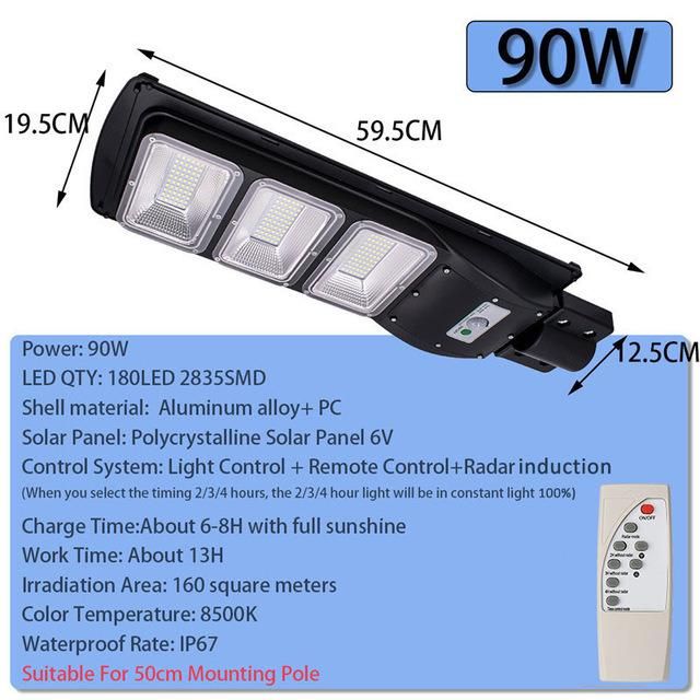 30W40W60W90W Solar LED Exterior Light (RS7060B)